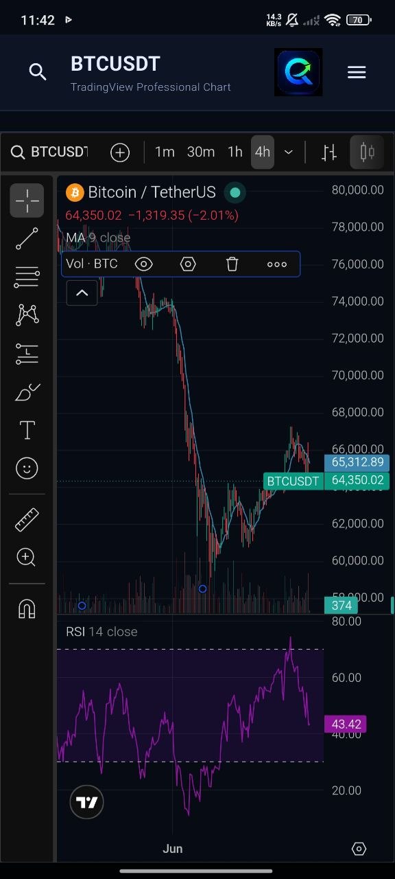 Quantix Alpha Forex charting screen supporting a EUR/USD trading signal